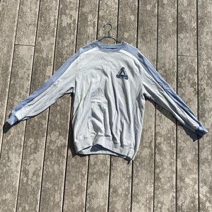 Palace Striped Arm Crewneck "INSERTO CREW"